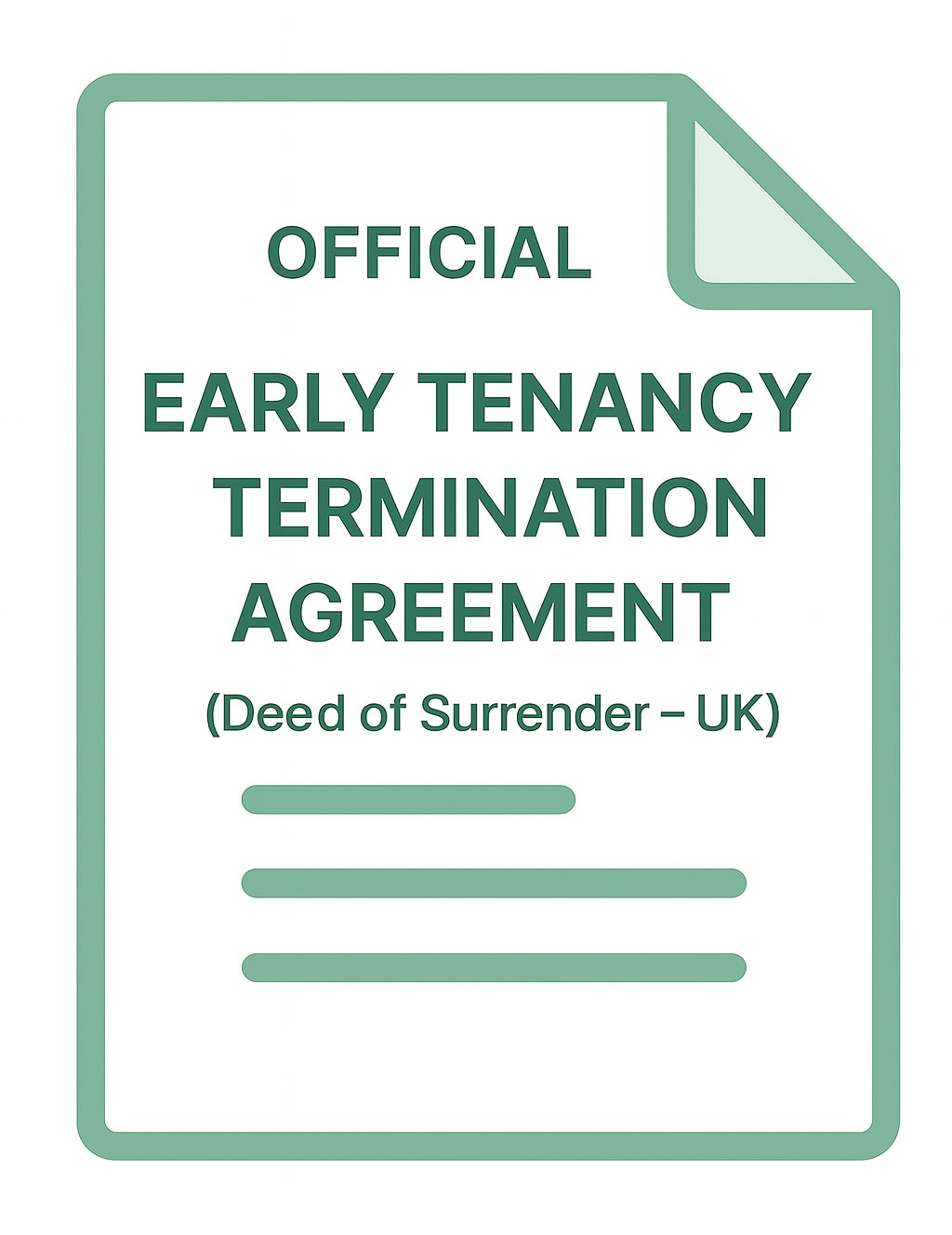 Early Tenancy Termination Agreement