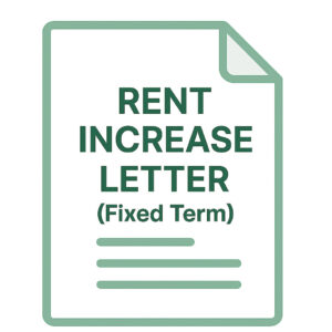 Rent Increase Letter