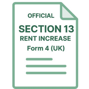 Section 13 Rent Increase Notice