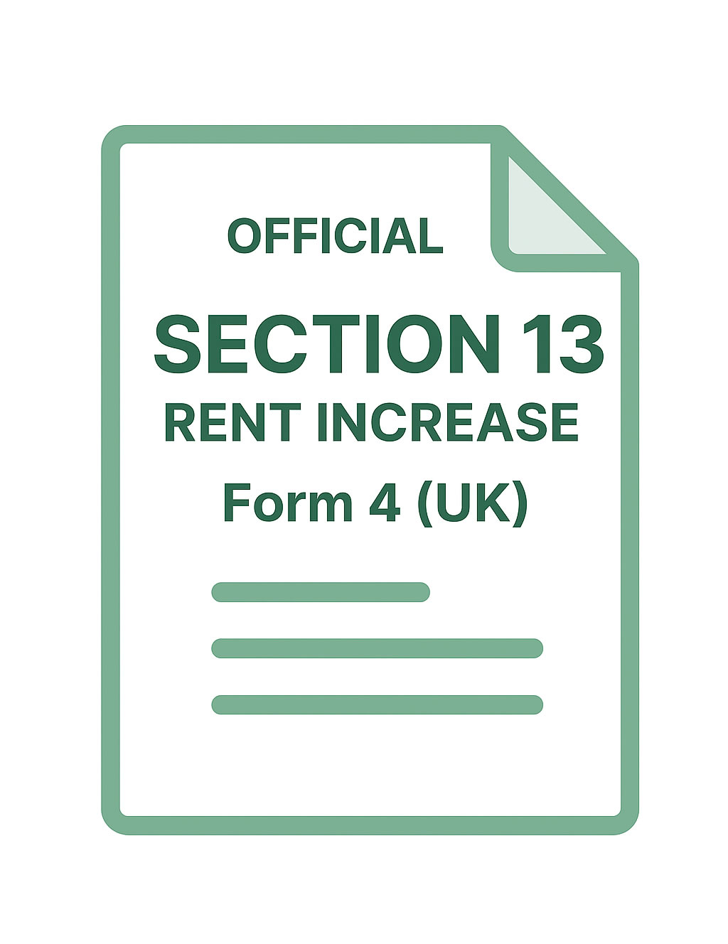 Section 13 Rent Increase Notice